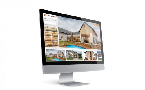 A computer monitor showing one of the Corobrik 3D Visualiser applications.