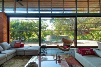 Brick complements every building material from glass to grass!