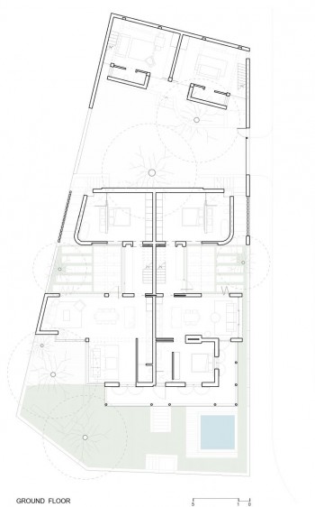 Plan - Ground Floor courtesy of Team Architects