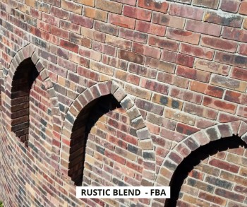 Cabrico's Rustic Blend FBA clay bricks were used internally and externally. The Wheatstone 73mm were used on the inner border of the windows.