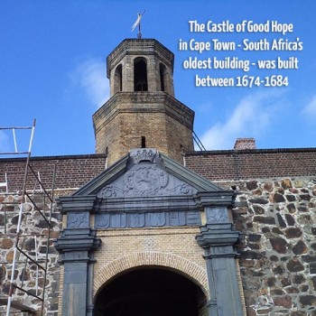 The Bell Tower of the Castle of Good Hope in Cape Town, built between 1666 and 1684