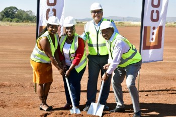 Groundbreaking ceremony at the new Corobrik Driefontein plant